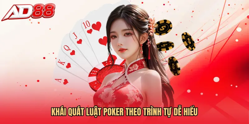 Khái quát luật Poker theo trình tự dễ hiểu